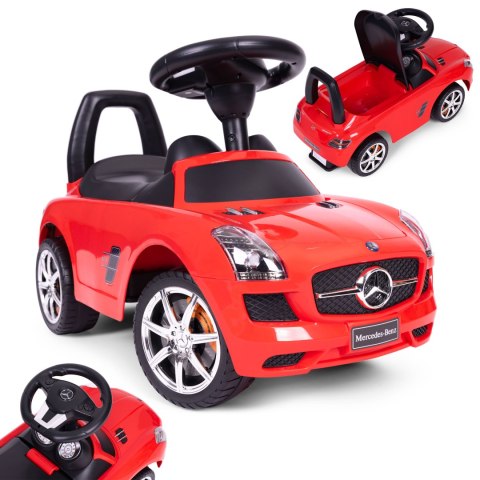 Jeździk, pchacz Mercedes czerwony SLS AMG czerwony MULTISTORE Jeździk, pchacz Mercedes czerwony SLS AMG czerwony MULTISTORE