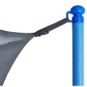 Siatka ochronna wewnętrzna na trampolinę 10 ft 6 słupków 305 cm MULTISTORE