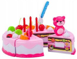 Zestaw urodzinowy - Tort do krojenia 80 elementów LED MULTISTORE
