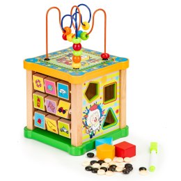 Drewniana kostka edukacyjna, tablica sorter mula ECOTOYS ECOTOYS