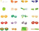 Drewniane warzywa do krojenia dla dzieci 20 sztuk ECOTOYS ECOTOYS