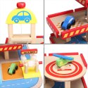 Duży drewniany garaż z windą + autka ECOTOYS ECOTOYS