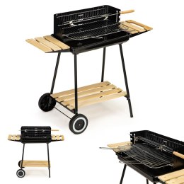 Grill ogrodowy węglowy z półkami regulacja 2 ruszty przenośny MultiGarden MultiGarden