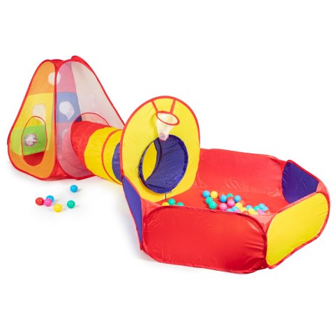 Namiot dla dzieci plac zabaw iglo tunel suchy basen + piłeczki IPLAY IPLAY Namiot dla dzieci plac zabaw iglo tunel suchy basen + piłeczki IPLAY IPLAY