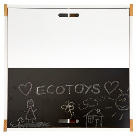 Stolik z dwoma krzesłami zestaw mebli dla dzieci ECOTOYS ECOTOYS Stolik z dwoma krzesłami zestaw mebli dla dzieci ECOTOYS ECOTOYS