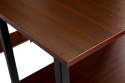 Biurko komputerowe biurowe stół + regał półki loft dąb ModernHome ModernHome
