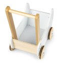 Drewniany wózek dla lalek pchacz chodzik ECOTOYS ECOTOYS