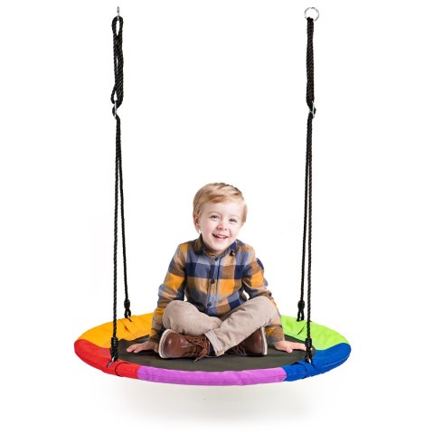 Huśtawka ogrodowa bocianie gniazdo 100cm ECOTOYS wielokolorowa ECOTOYS Huśtawka ogrodowa bocianie gniazdo 100cm ECOTOYS wielokolorowa ECOTOYS