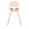 Krzesełko fotelik do karmienia 2w1 różowe ECOTOYS ECOTOYS