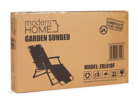 Leżak fotel ogrodowy plażowy składany 2w1 leżanka niebieski MultiGarden MultiGarden Leżak fotel ogrodowy plażowy składany 2w1 leżanka niebieski MultiGarden MultiGarden