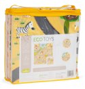 Mata piankowa dla dzieci puzzle safari 9el 93x93cm ECOTOYS ECOTOYS