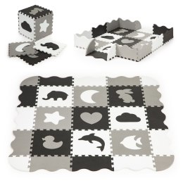 Mata piankowa z płotkiem puzzle suchy basen 25el ECOTOYS ECOTOYS