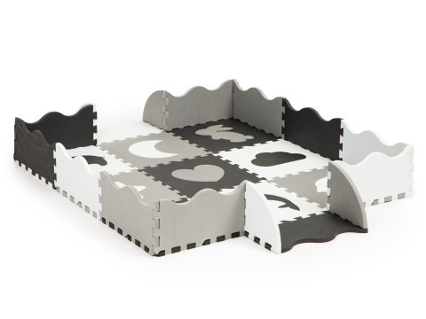 Mata piankowa z płotkiem puzzle suchy basen 25el ECOTOYS ECOTOYS