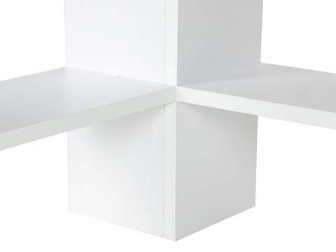 Nowoczesne biurko komputerowe narożne białe ModernHome ModernHome Nowoczesne biurko komputerowe narożne białe ModernHome ModernHome