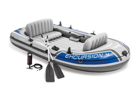 Ponton Excursion 4 osobowy wędkarski wiosła pompka INTEX 68324 INTEX Ponton Excursion 4 osobowy wędkarski wiosła pompka INTEX 68324 INTEX