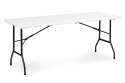 Stół cateringowy 180 cm składany w walizkę biały ModernHome ModernHome