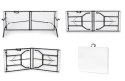 Stół cateringowy 180 cm składany w walizkę biały ModernHome ModernHome