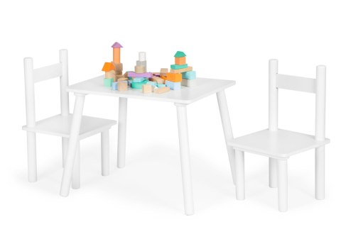 Stół stolik +2 krzesła meble dla dzieci komplet ECOTOYS ECOTOYS Stół stolik +2 krzesła meble dla dzieci komplet ECOTOYS ECOTOYS