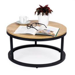 Stolik kawowy loft nowoczesny industrialny 60 cm ModernHome ModernHome