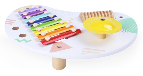 Stolik z instrumentami stół muzyczny cymbałki +18m ECOTOYS ECOTOYS Stolik z instrumentami stół muzyczny cymbałki +18m ECOTOYS ECOTOYS