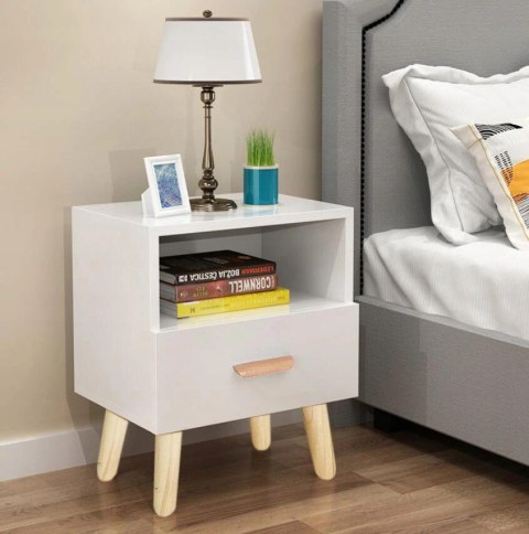 Szafka nocna szuflada stolik nocny ModernHome ModernHome Szafka nocna szuflada stolik nocny ModernHome ModernHome