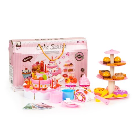 Tort do krojenia zestaw urodziny przyjęcie 125 el MULTISTORE Tort do krojenia zestaw urodziny przyjęcie 125 el MULTISTORE