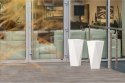 Designerska donica MONUMO VASO Antracyt MONUMO