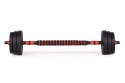 Hantle regulowane 2 x 10kg sztanga zestaw 20kg gryf ModernHome
