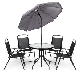 Komplet mebli ogrodowych stolik 4 krzesła parasol MultiGarden MultiGarden