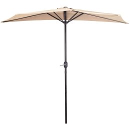 Parasol ogrodowy pół-parasol ścienny na taras 2,7 m beżowy MultiGarden MultiGarden