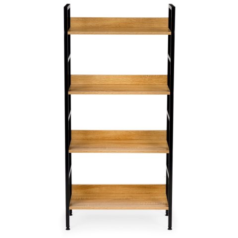 Regał drewniany industrialny szafka półki na książki loft ModernHome ModernHome Regał drewniany industrialny szafka półki na książki loft ModernHome ModernHome
