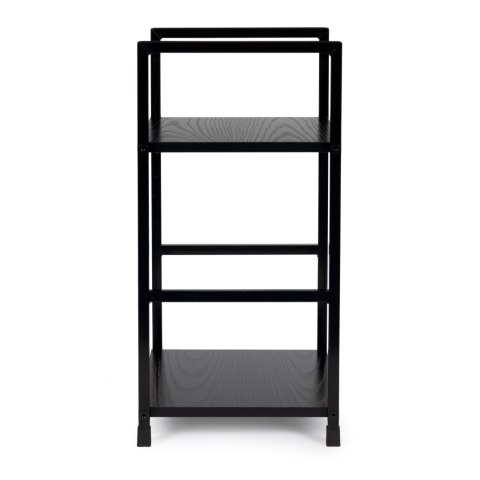 Regał drewniany nowoczesny szafka nocna 2 półki LOFT czarny ModernHome ModernHome Regał drewniany nowoczesny szafka nocna 2 półki LOFT czarny ModernHome ModernHome
