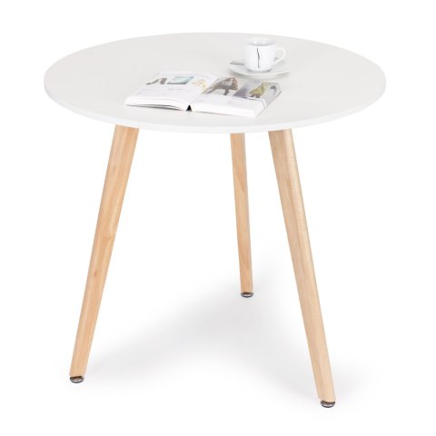 Stół stolik nowoczesny drewniany do salonu kuchni 80 cm ModernHome Stół stolik nowoczesny drewniany do salonu kuchni 80 cm ModernHome