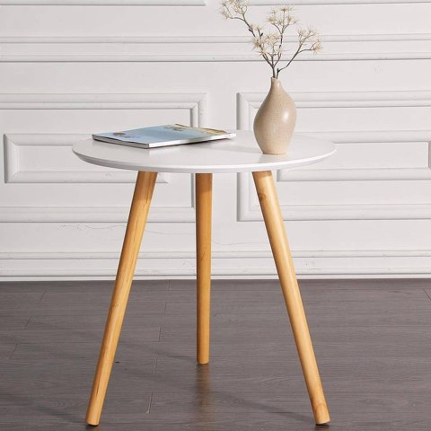 Stół stolik nowoczesny drewniany do salonu kuchni 80 cm ModernHome Stół stolik nowoczesny drewniany do salonu kuchni 80 cm ModernHome