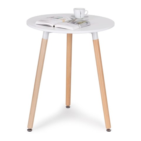 Stolik nowoczesny drewniany do salonu kuchni 60cm ModernHome Stolik nowoczesny drewniany do salonu kuchni 60cm ModernHome