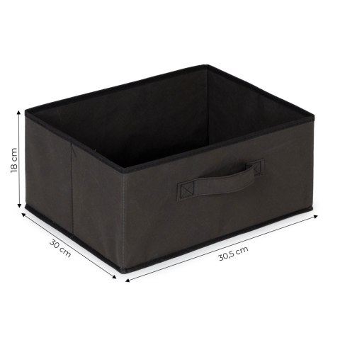 Szafka regał materiałowa tekstylna 6 koszy szara ModernHome