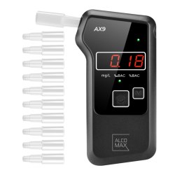 Alkomat AX9 elektrochemiczny z PLATYNĄ METEO