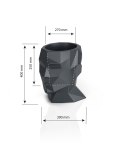 Designerska donica MONUMO ADONIS Biała MONUMO
