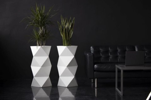 Designerska donica MONUMO ASTI Biała MONUMO Designerska donica MONUMO ASTI Biała MONUMO