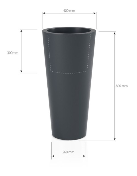 Designerska donica MONUMO HABANA Biała MONUMO Designerska donica MONUMO HABANA Biała MONUMO