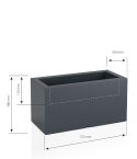 Designerska donica MONUMO LUNGO Biała MONUMO