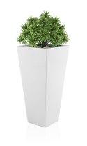 Designerska donica MONUMO SLIM LINE M Biała MONUMO