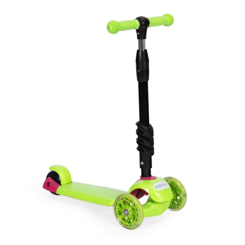 Hulajnoga trójkołowa balansowa led 3w1 świecące kółka - Zielona ECOTOYS ECOTOYS Hulajnoga trójkołowa balansowa led 3w1 świecące kółka - Zielona ECOTOYS ECOTOYS