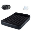 Materac dmuchany 203x152 cm z pompką łóżko welur Intex 64150ND INTEX