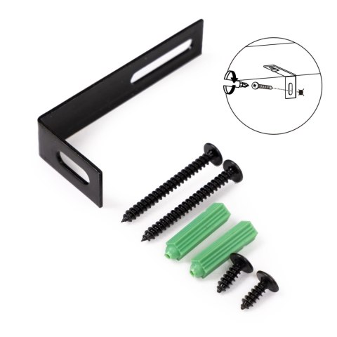 Regał loftowy wysoki 5 półek metal MDF ModernHome ModernHome