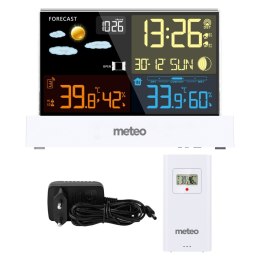 Stacja pogodowa METEO SP110B z DCF biała METEO