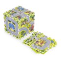 Duża mata piankowa EVA dla dzieci Miasto 90,5x90,5 cm 21 el. ECOTOYS ECOTOYS