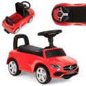 Jeździk autko Mercedes C CLASS interaktywna kierownica dźwięki czerwony MULTISTORE