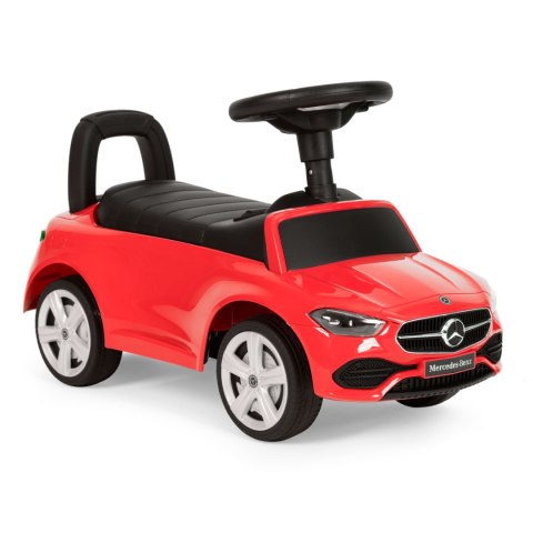 Jeździk autko Mercedes C CLASS interaktywna kierownica dźwięki czerwony MULTISTORE Jeździk autko Mercedes C CLASS interaktywna kierownica dźwięki czerwony MULTISTORE