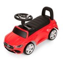 Jeździk autko Mercedes C CLASS interaktywna kierownica dźwięki czerwony MULTISTORE